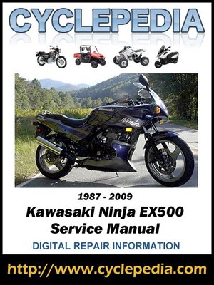 cover image of Kawasaki Ninja EX500 1987-2009 Service Manual